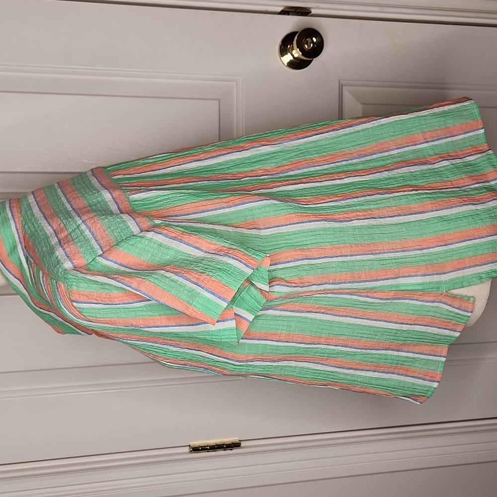 Cabi Striped Camp Shirt Style 6201 Size M - Picture 4 of 11